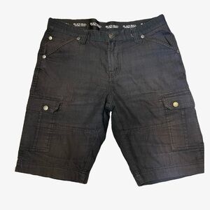 Men's Charcoal Cargo Shorts